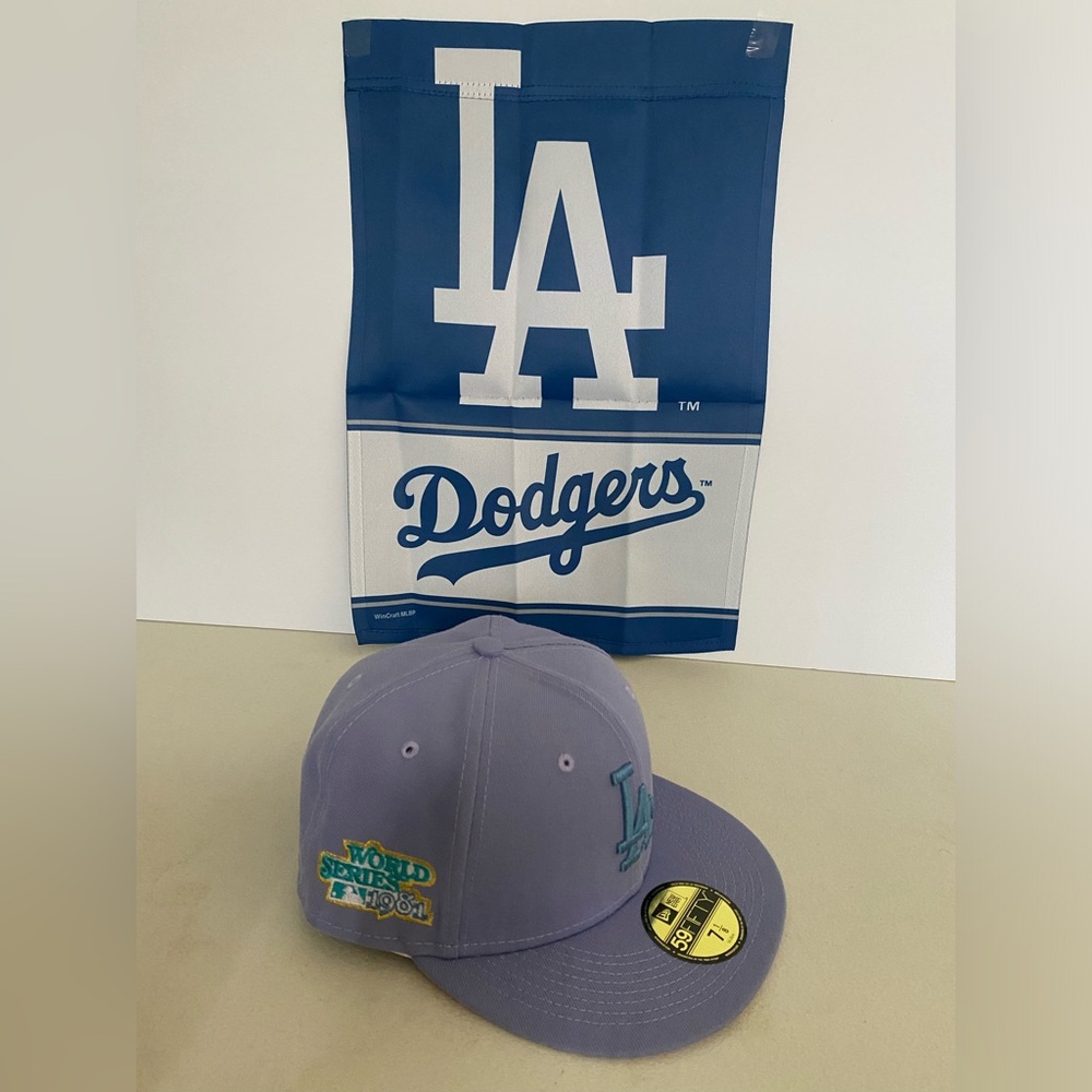 Los Angeles Dodgers New Era 1981 World Series Hat size 7 1/8